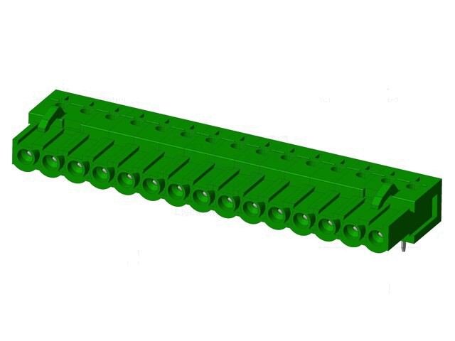 Connector: ontkoppelbare terminal strip; contact; vrouwelijk Connector: ontkoppelbare terminal strip; contact; vrouwelijk